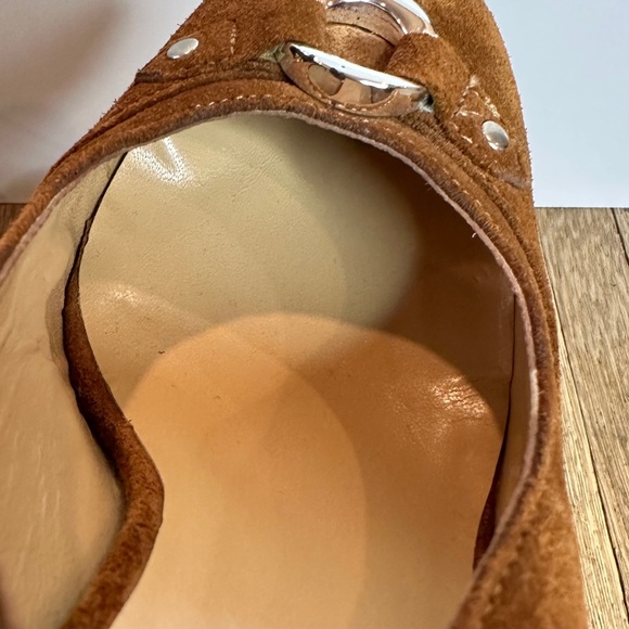 MICHAEL Michael Kors Brown Suede Cork Slingback Heel. - Picture 9 of 10